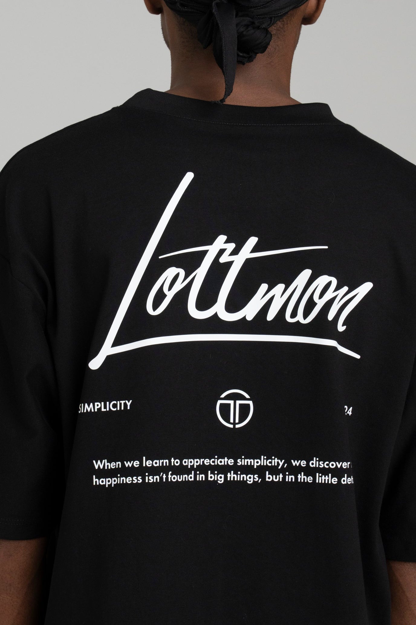 Camiseta Details Oversized Black