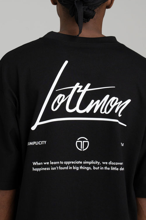 Camiseta Details Oversized Black